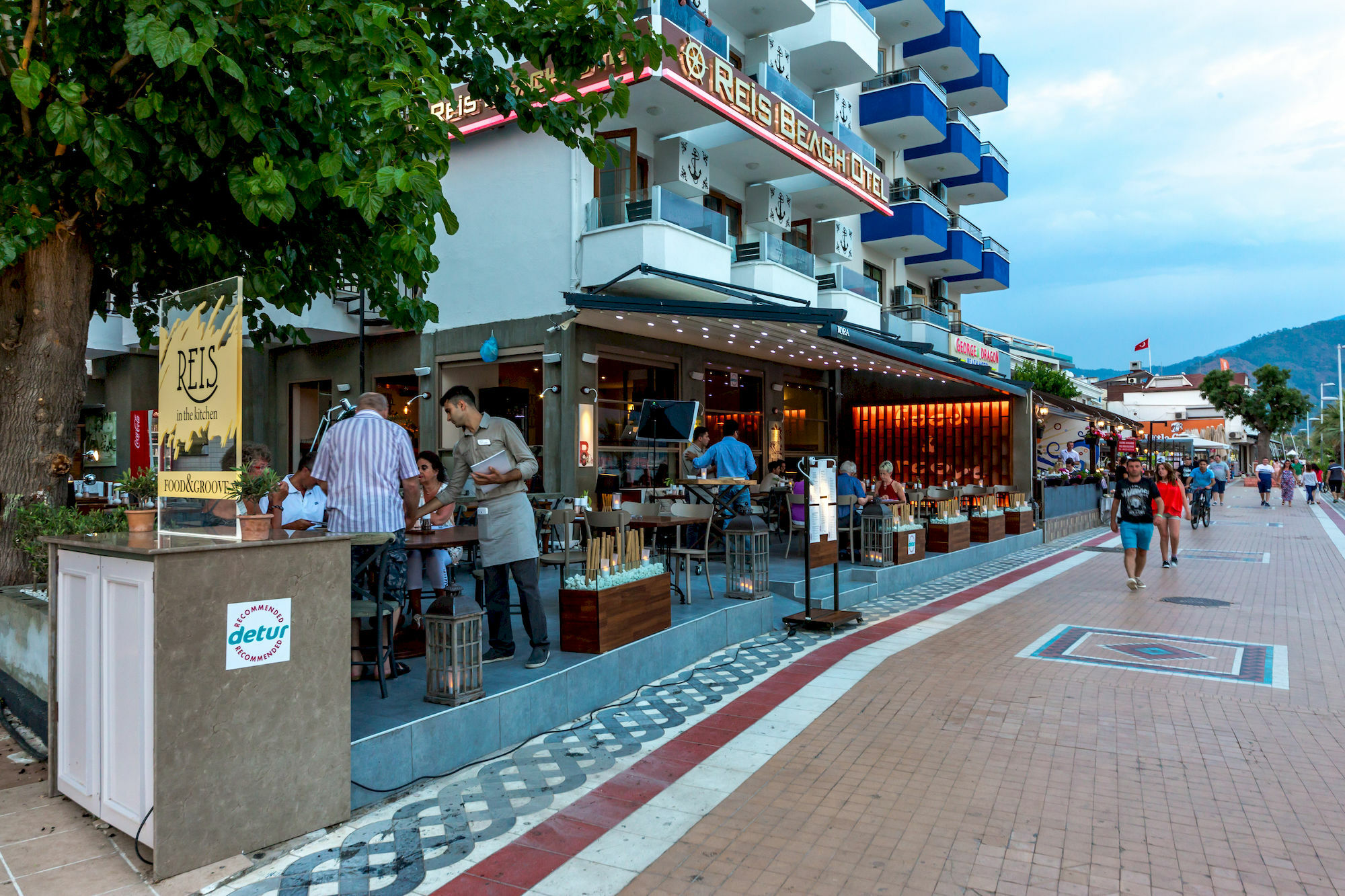 Reis Beach Hotel Мармарис Экстерьер фото